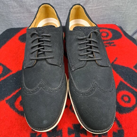 %Size 10.5M Cole Haan Black Wingtip Oxford Men Shoes / D3 main image 12